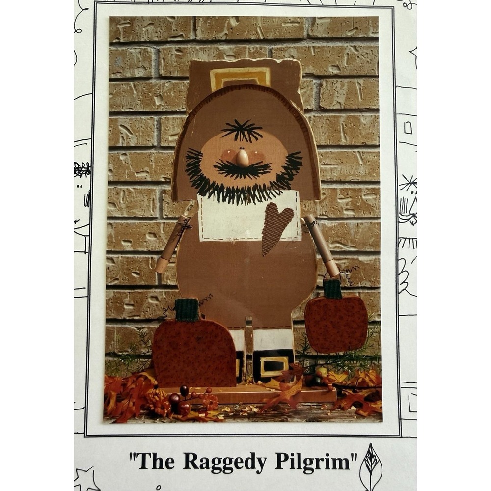The Raggedy Pilgrim Tole Painting Packet Mosey 'N Me Frank Bielec F58